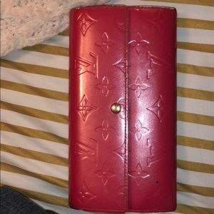 Pink Louis Vuitton wallet